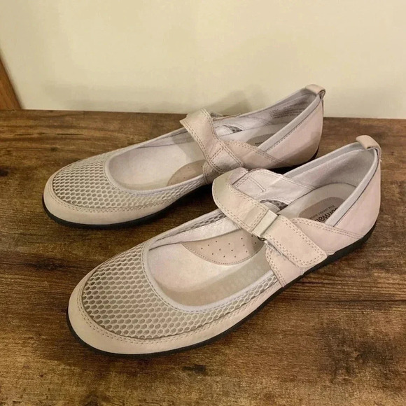 Softwalk Hadley Women's Sz 10M Mary Jane Flat Sand Hook & Loop EUC - Picture 2 of 8